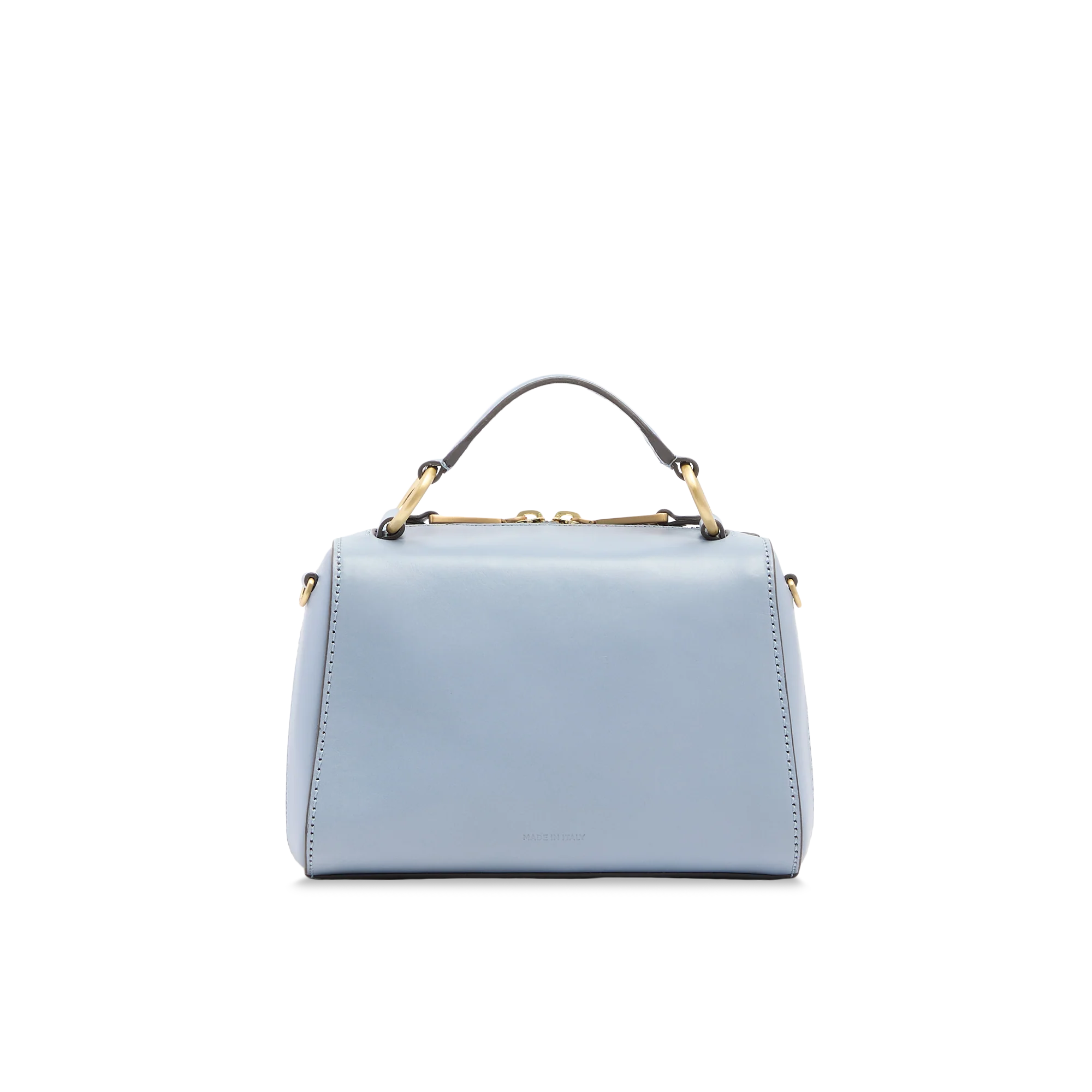 Leather handbag with removable shoulder strap - Image 3