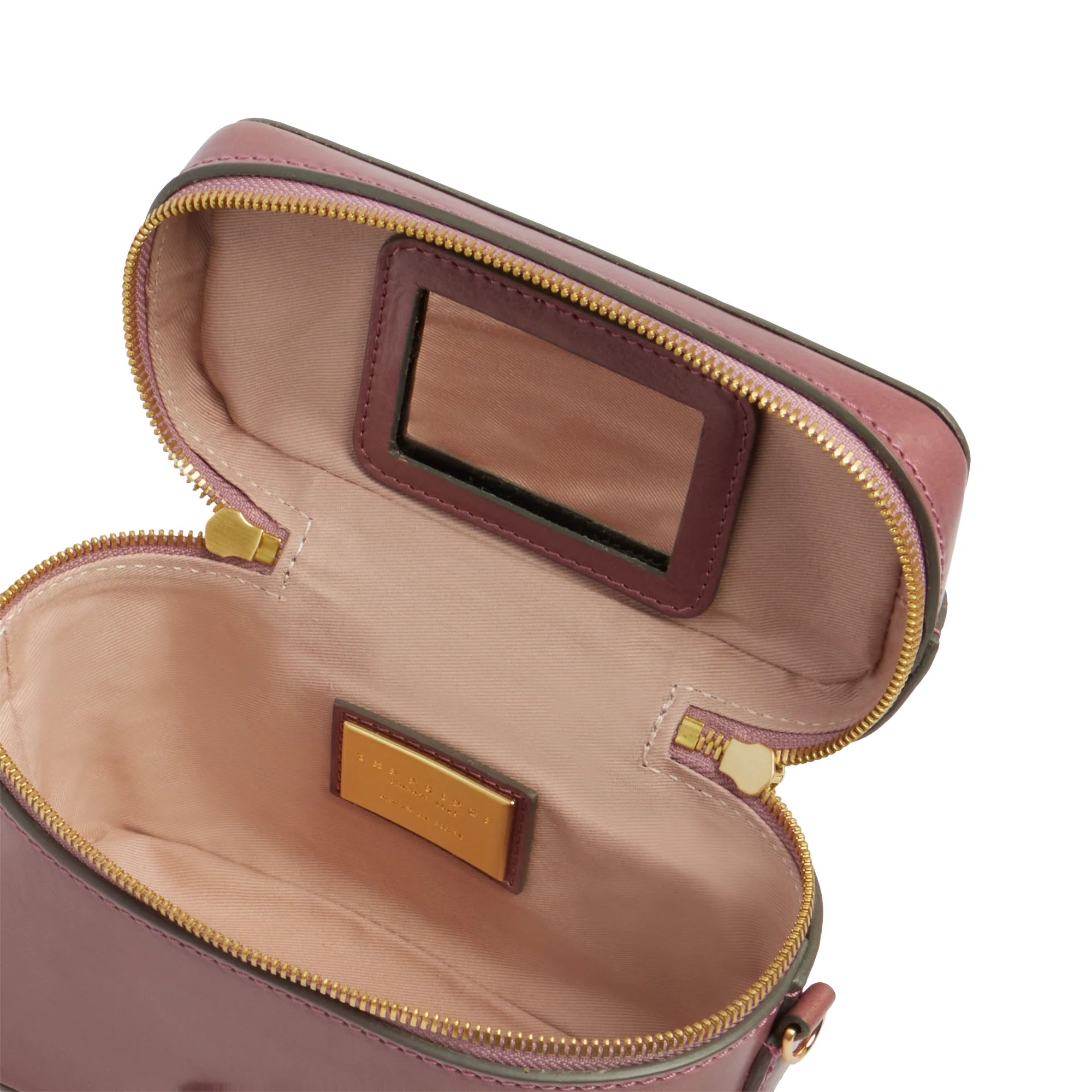 Leather bowling bag with removable shoulder strap - Image 5