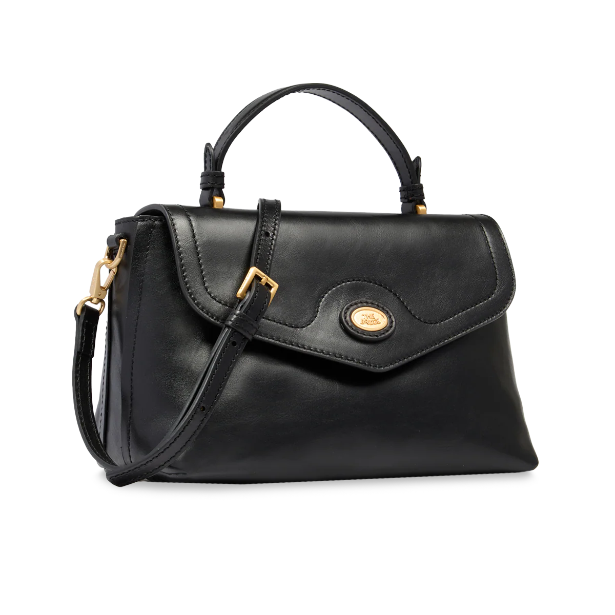 Leather handbag with removable shoulder strap - Image 2
