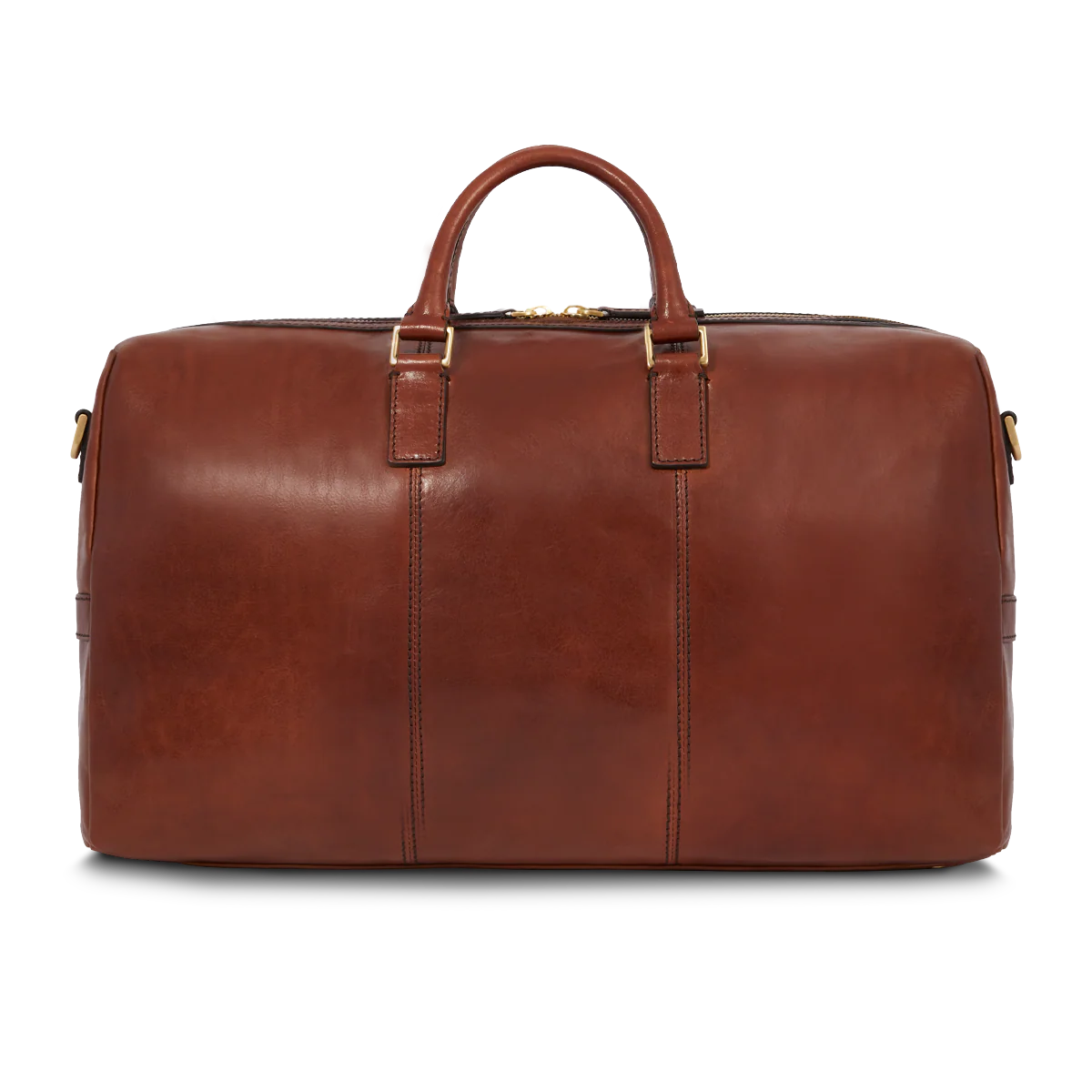 Leather travel duffle bag - Image 3