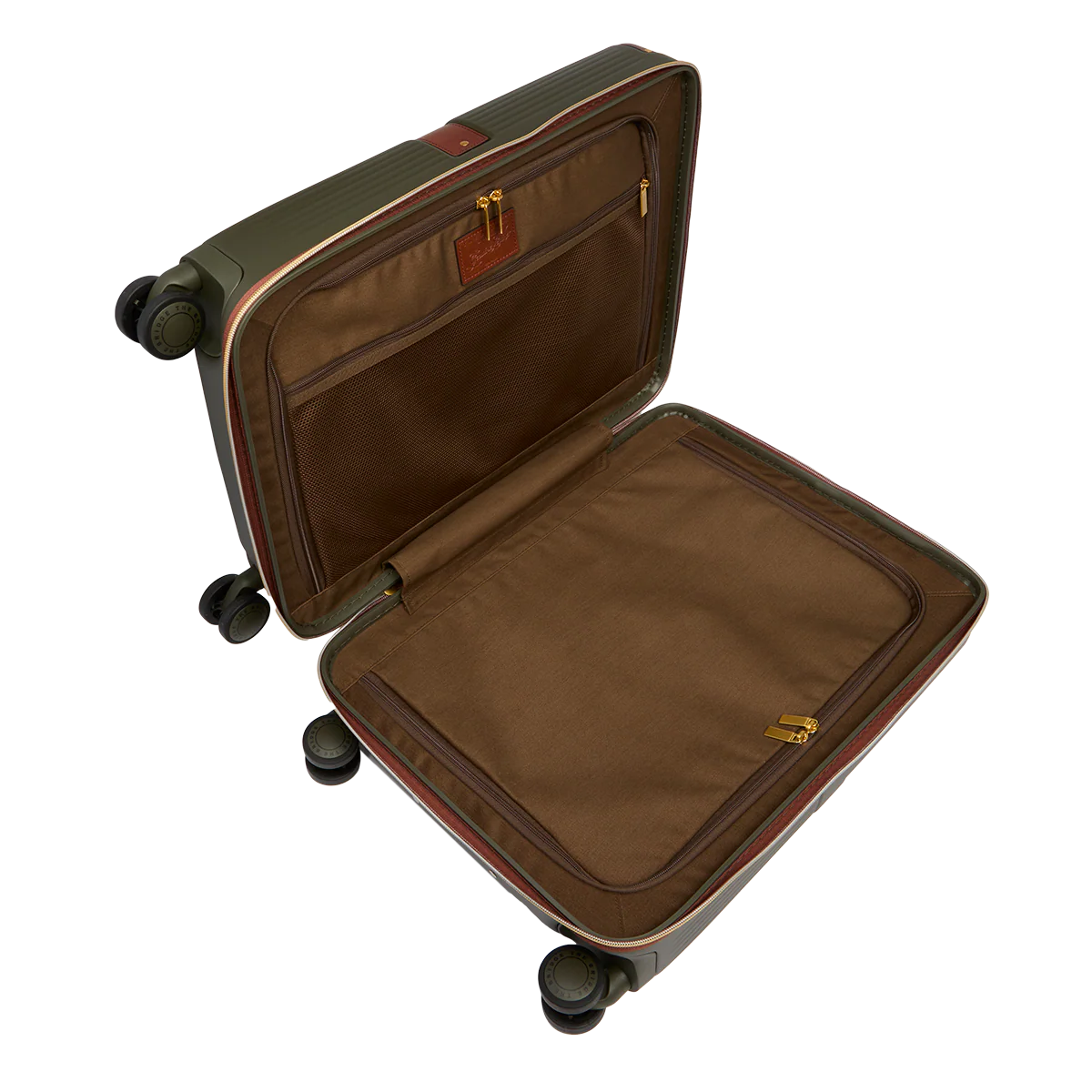 Leather and polycarbonate cabin trolley - Image 4
