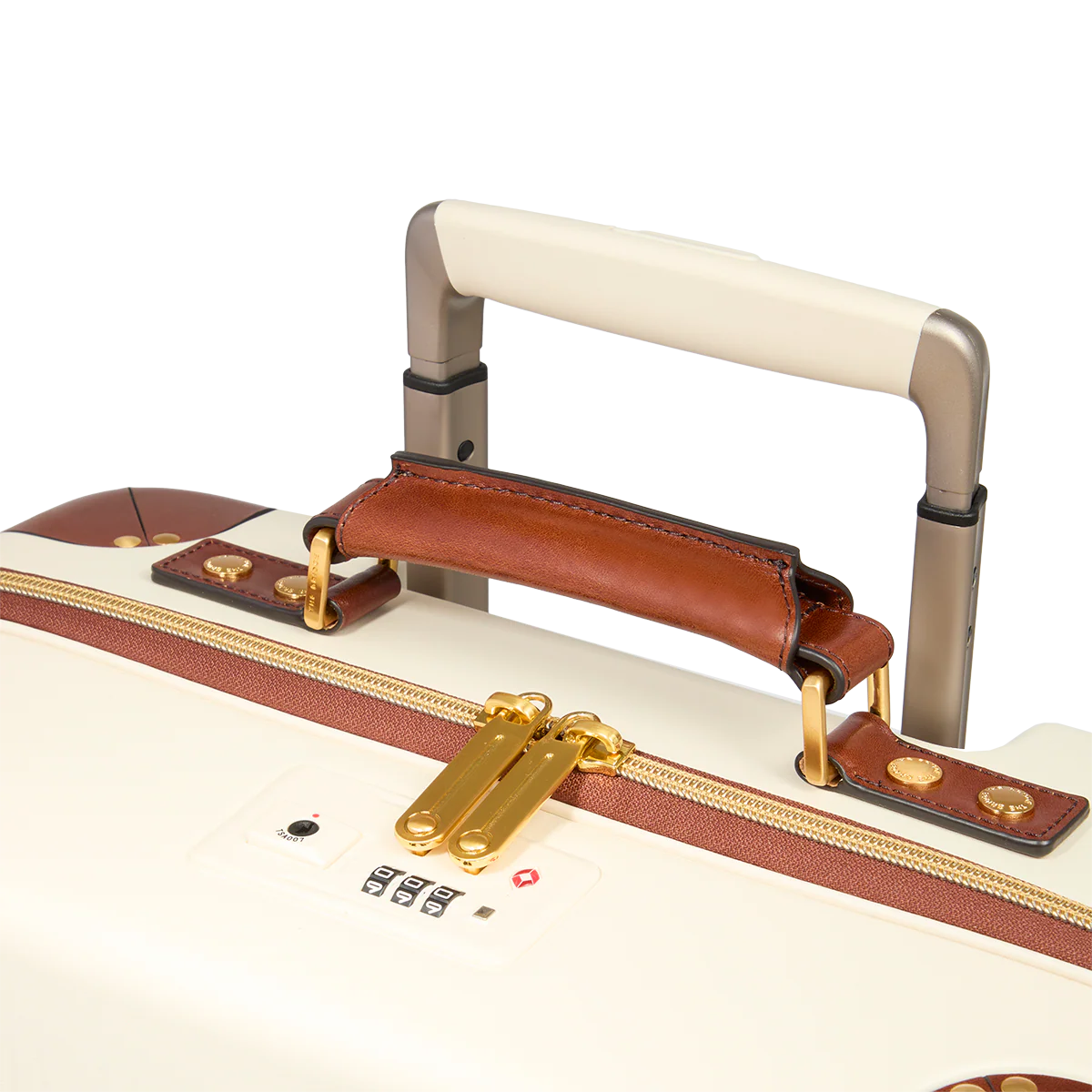 Leather and polycarbonate cabin trolley - Image 5