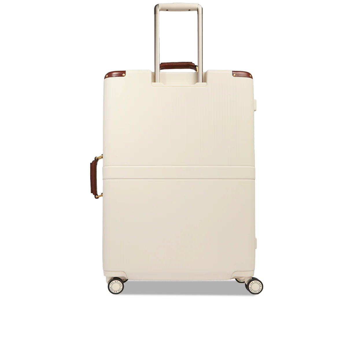 Leather and polycarbonate trolley large size - Image 3